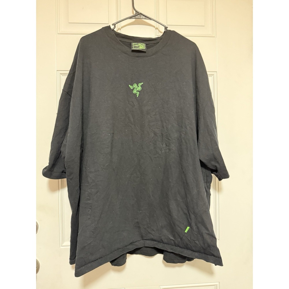 Team Razer Esports Black &‎ Green Shirt Sz XXXL Oversized Center Logo Quality